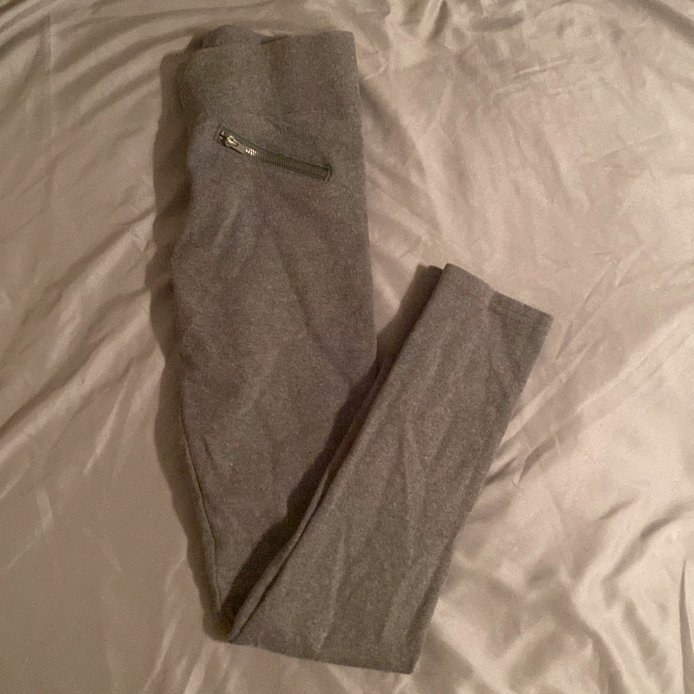 Gray leggings